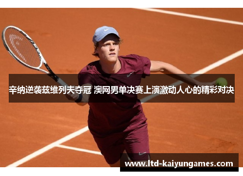 辛纳逆袭兹维列夫夺冠 澳网男单决赛上演激动人心的精彩对决